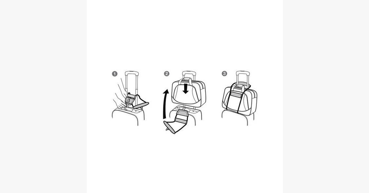 LoungeYard | Stretchable Bungee Bag - Compact & Light - Pack of 2 - Your Travel Companion! — product view 6