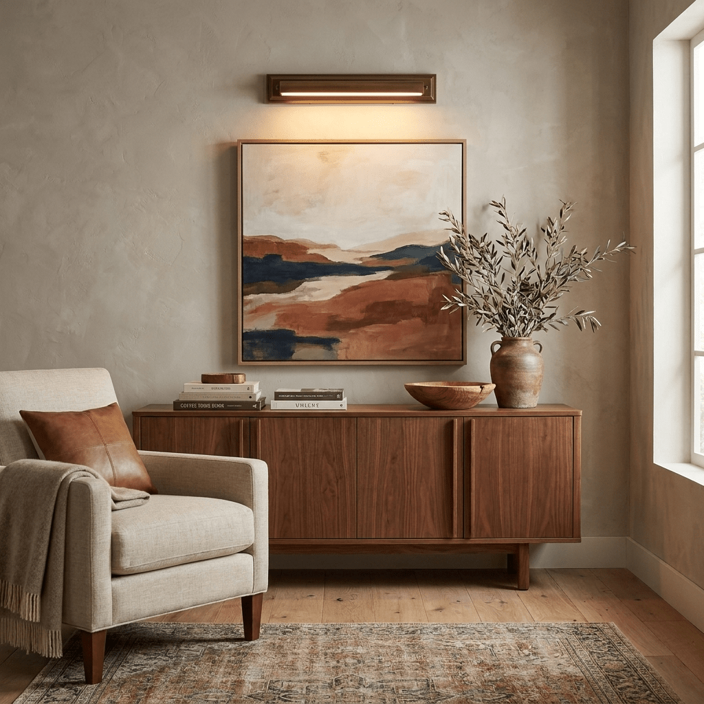 Orlena Vintage Brass Gallery Wall Light — product view 5