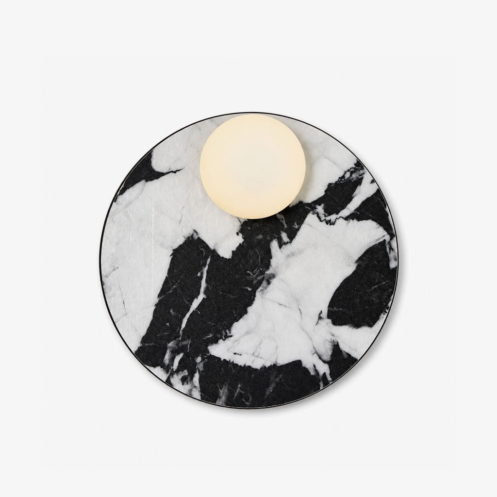 Orvella Stone Disc Wall Sconce — product view 1