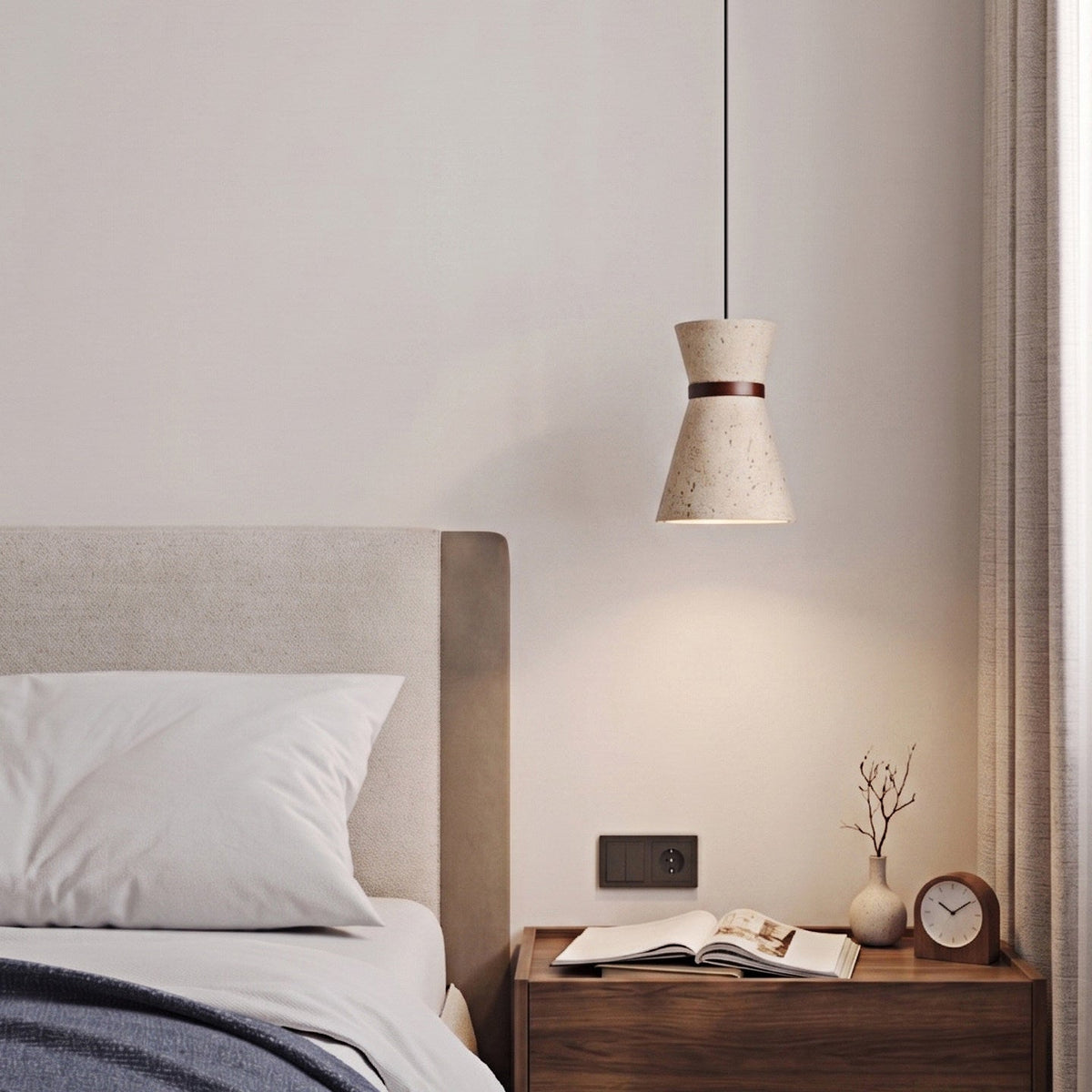 Orvella Travertine Pendant Light — product view 5