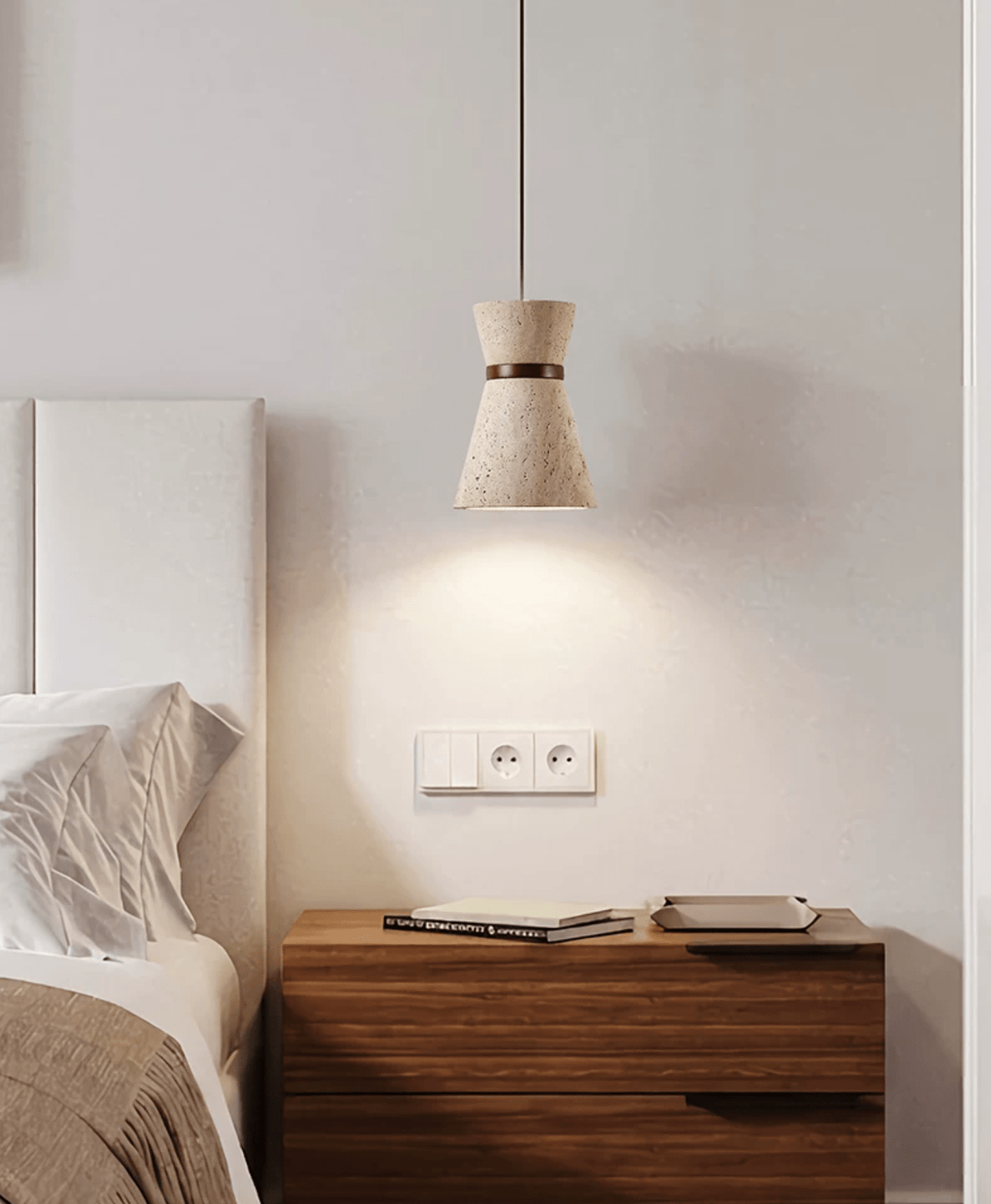 Orvella Travertine Pendant Light — product view 6