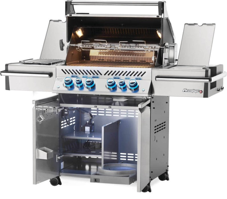 Napoleon - Prestige Pro 500 RSIB - Natural Gas/Propane Grill with Infrared Side and Rear Burners