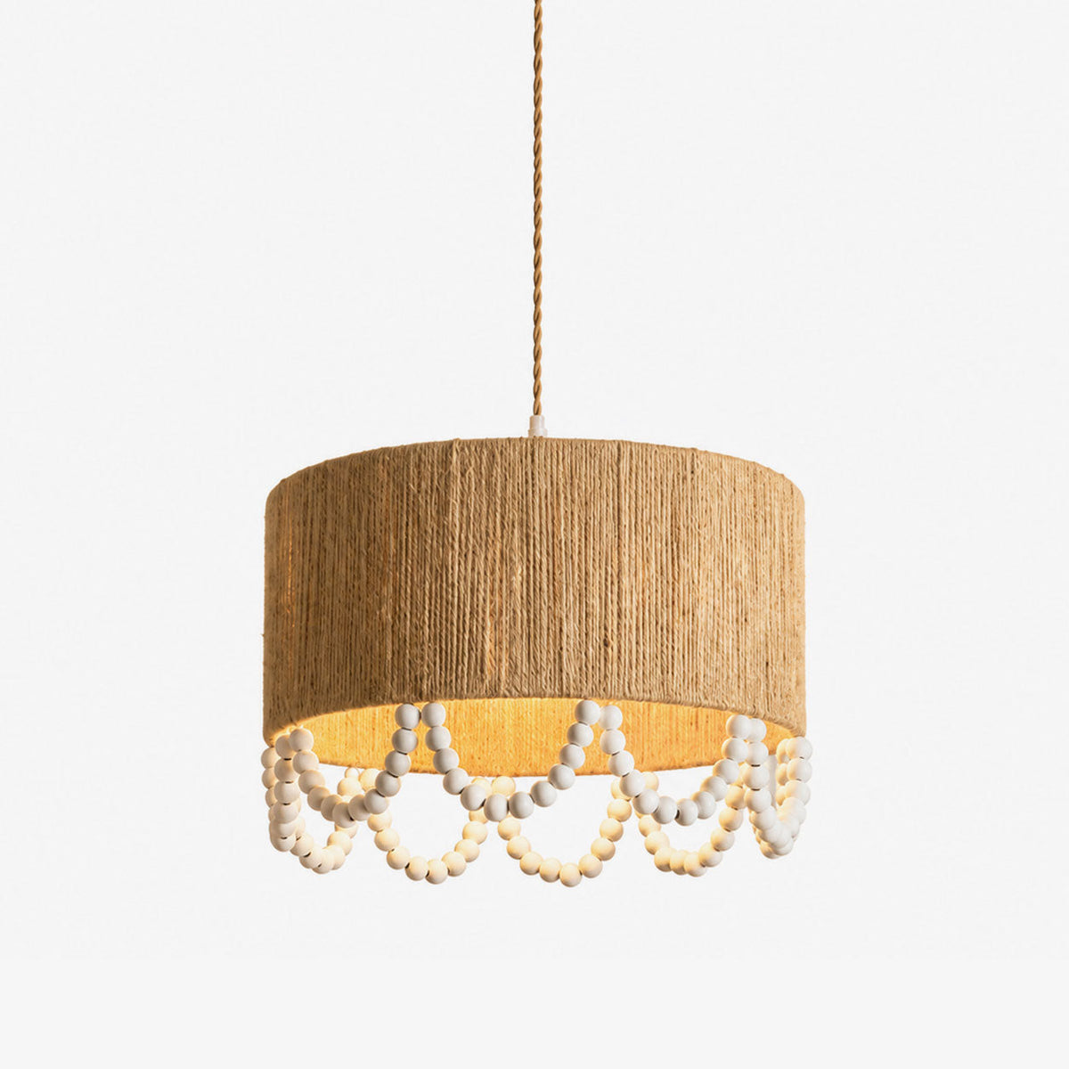 Parasol Hemp Rope Pendant Lamp — product view 1