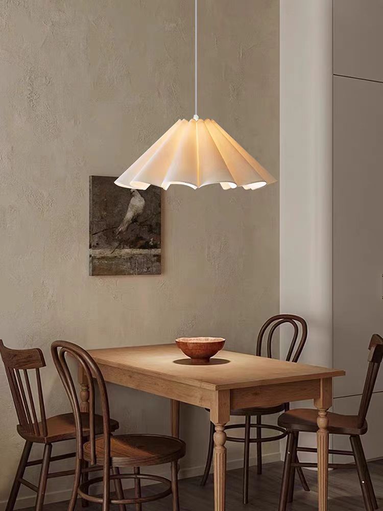 Parasol Pleated Fabric Pendant Light — product view 4