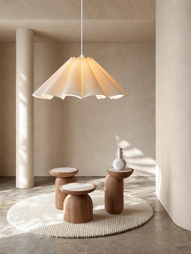 Parasol Pleated Fabric Pendant Light — product view 5