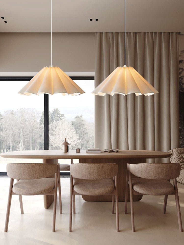 Parasol Pleated Fabric Pendant Light — product view 2