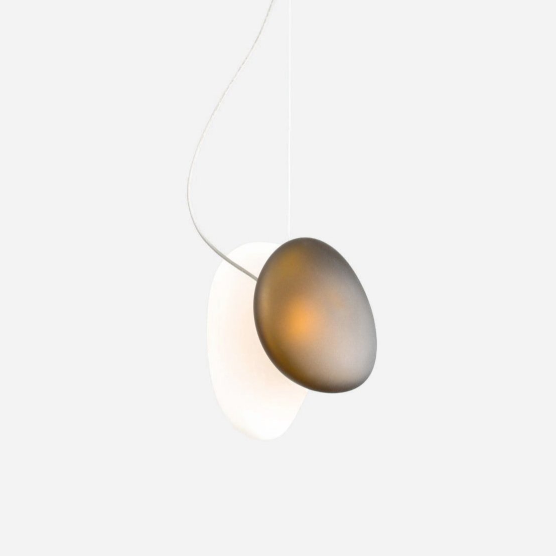 Frosted Glass Pendant Light — product view 1