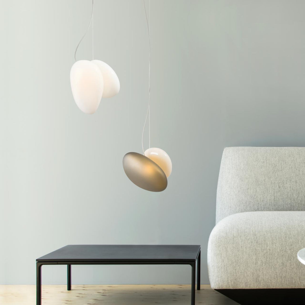 Frosted Glass Pendant Light — product view 6