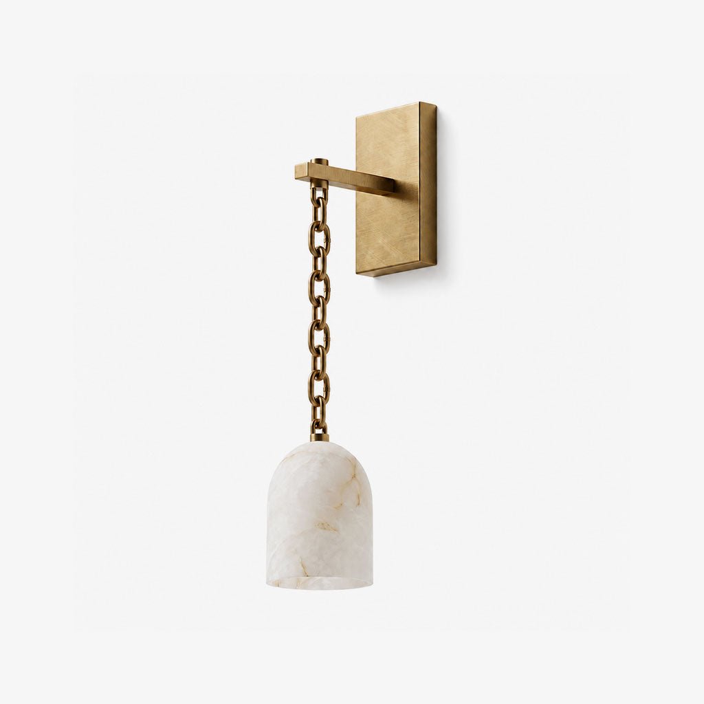 Pendulum Alabaster Wall Sconce — product view 1