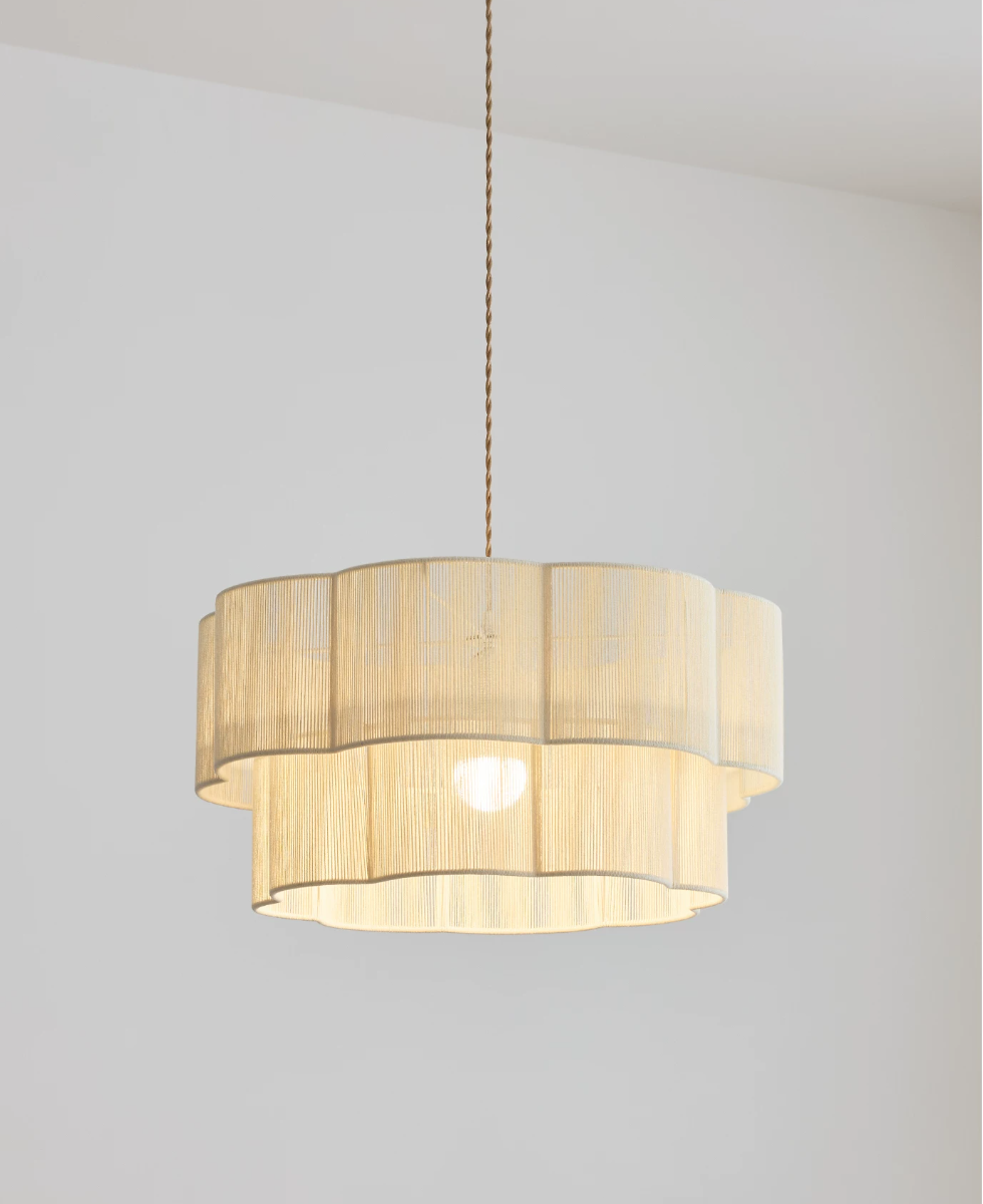 Peony Cotton Cord Pendant Lamp — product view 7