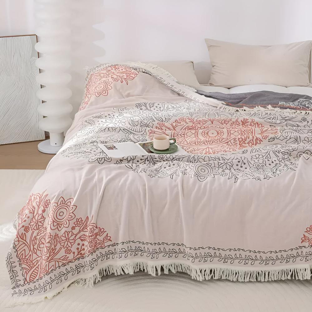 LoungeYard | Scandi Chic Cotton Blanket — product view 6