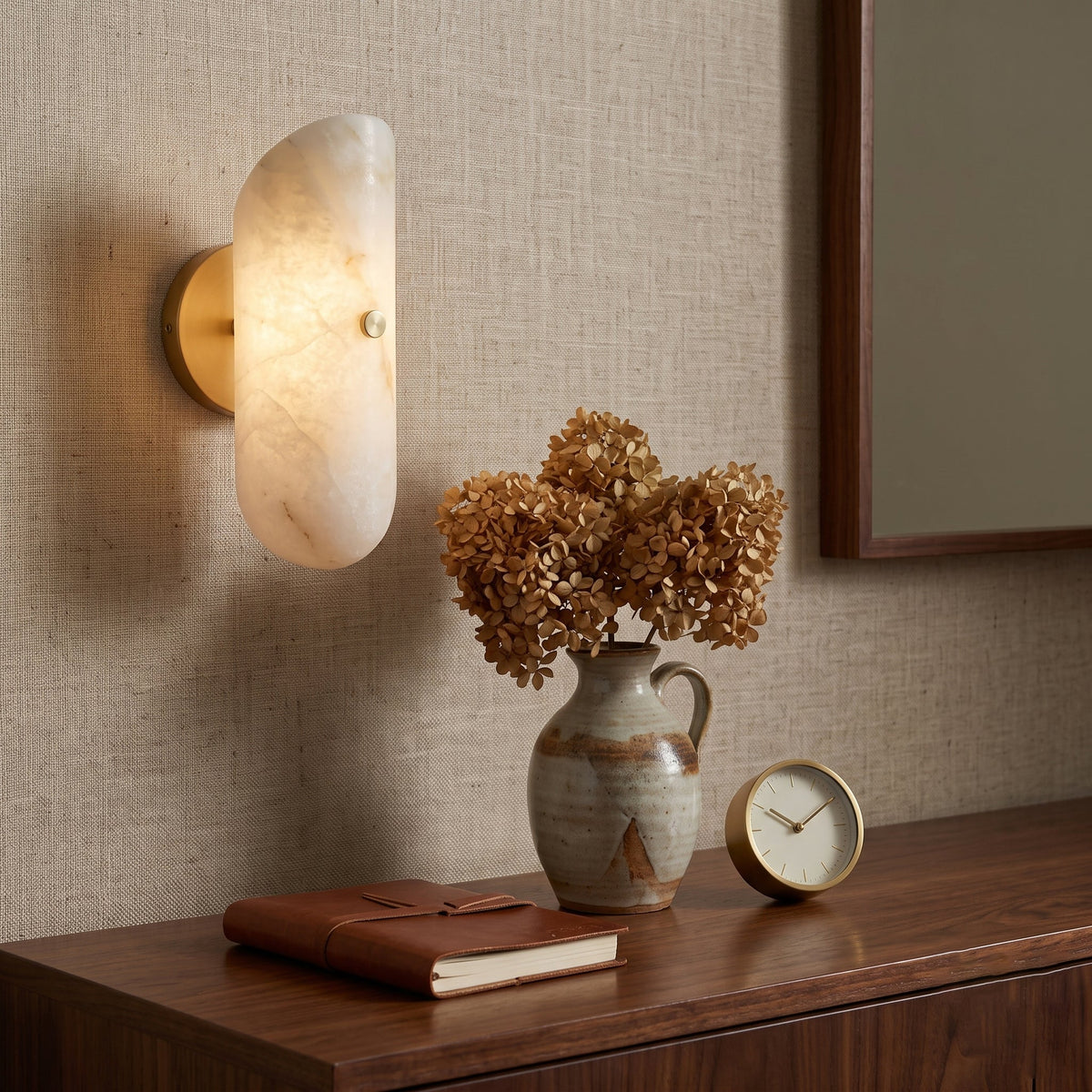 Pittock Alabaster Wall Sconce — product view 7