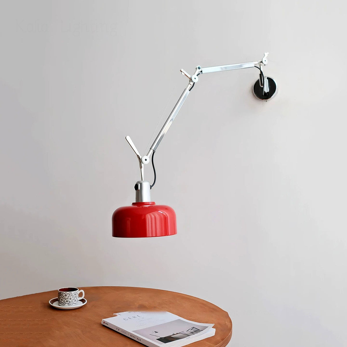 Pivot Hardwired Swing-Arm Wall Lamp — product view 6