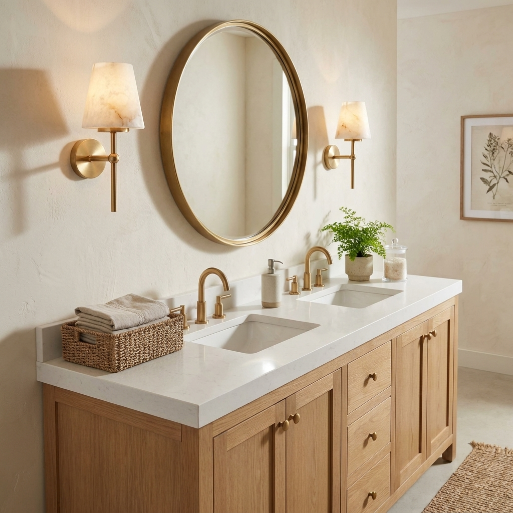 Pivot Alabaster Wall Sconce — product view 2