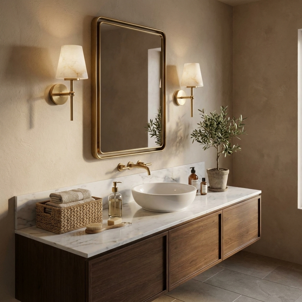 Pivot Alabaster Wall Sconce — product view 6