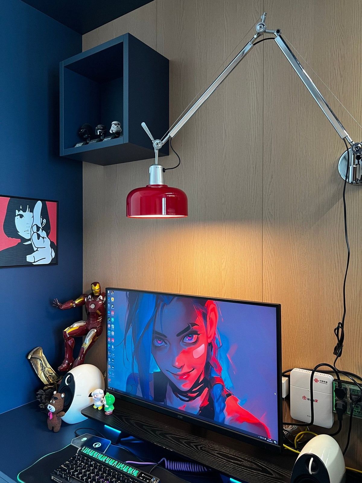 Pivot Swing-Arm Wall Lamp — product view 2