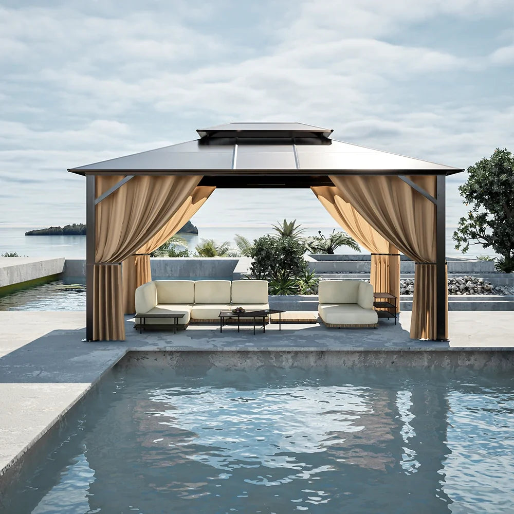 Polycarbonate Top Gazebo — product view 1