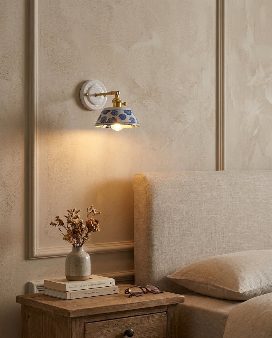Porcelain Indigo Wall Lamp — product view 5