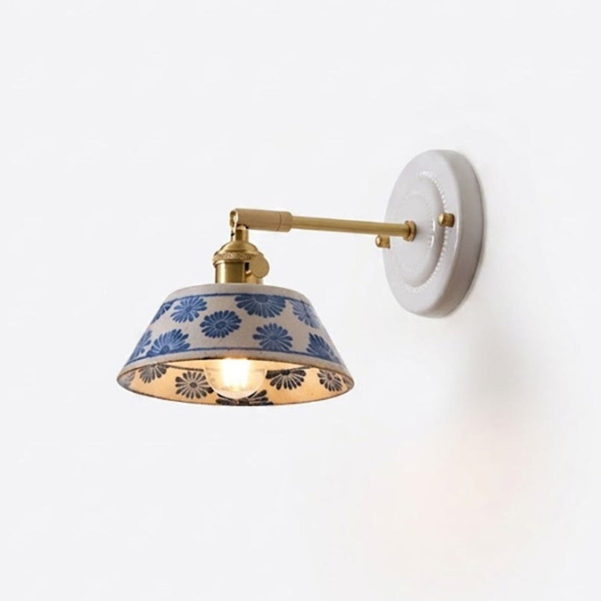 Porcelain Indigo Wall Lamp — product view 1