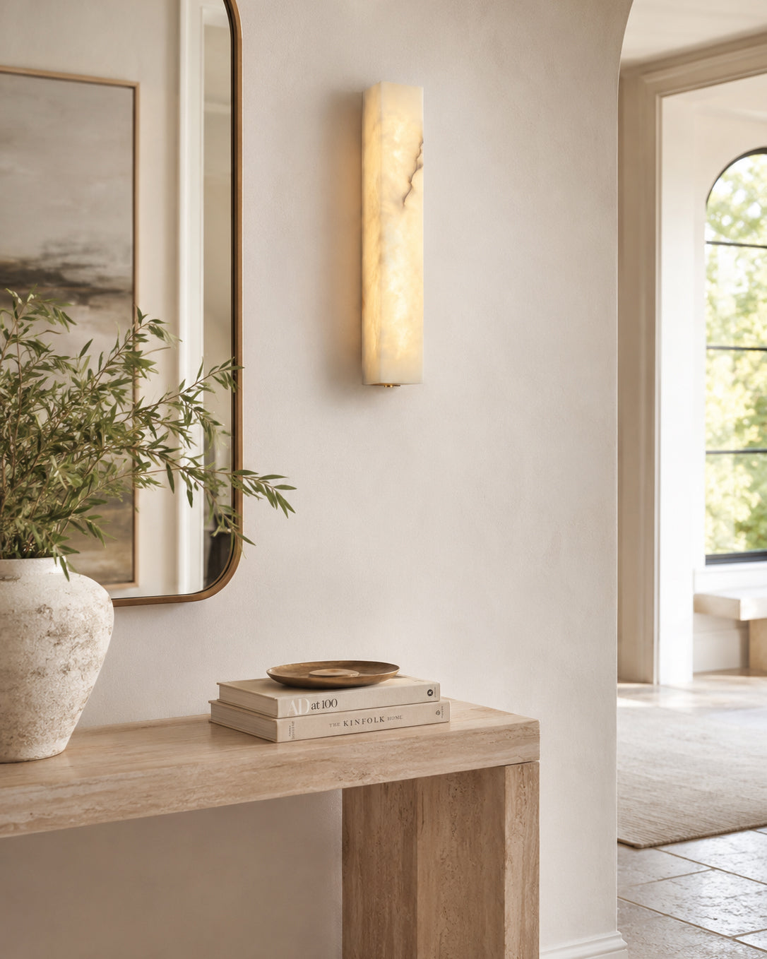 Ravello Alabaster Column Wall Sconce — product view 6