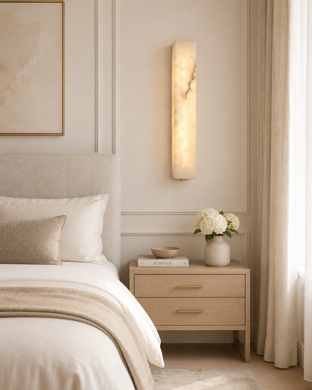 Ravello Alabaster Column Wall Sconce — product view 7