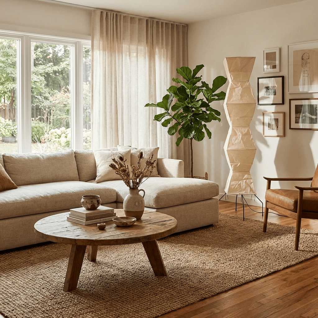 Rice Paper Floor Lamp — product view 7