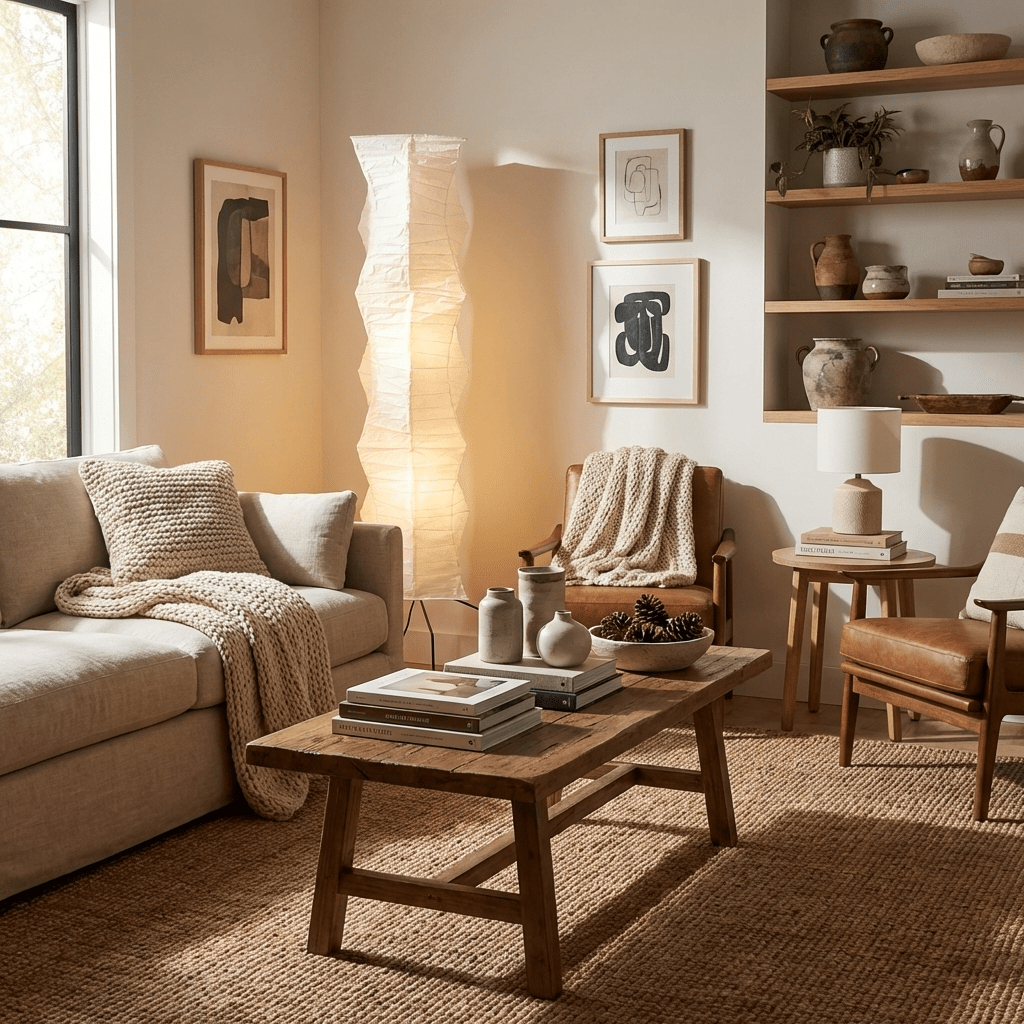 Rice Paper Floor Lamp — product view 5