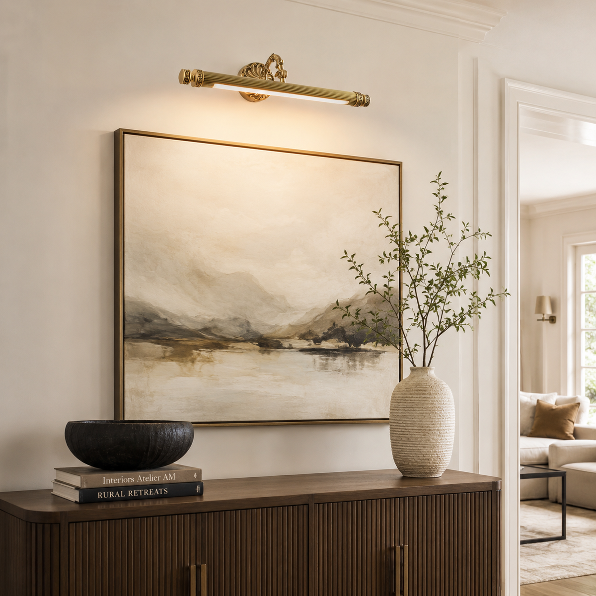 Rococo Brass Wall Sconce — product view 3