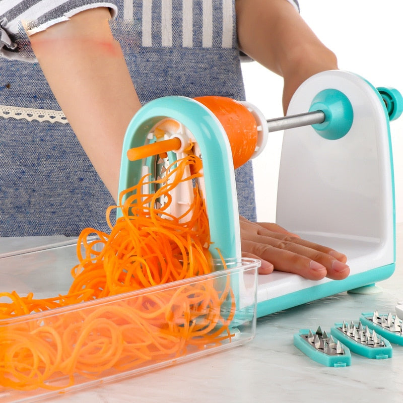 LoungeYard | Slice Pro Manual Easy Vegetable Multi Blades Fruit Slicer — product view 3