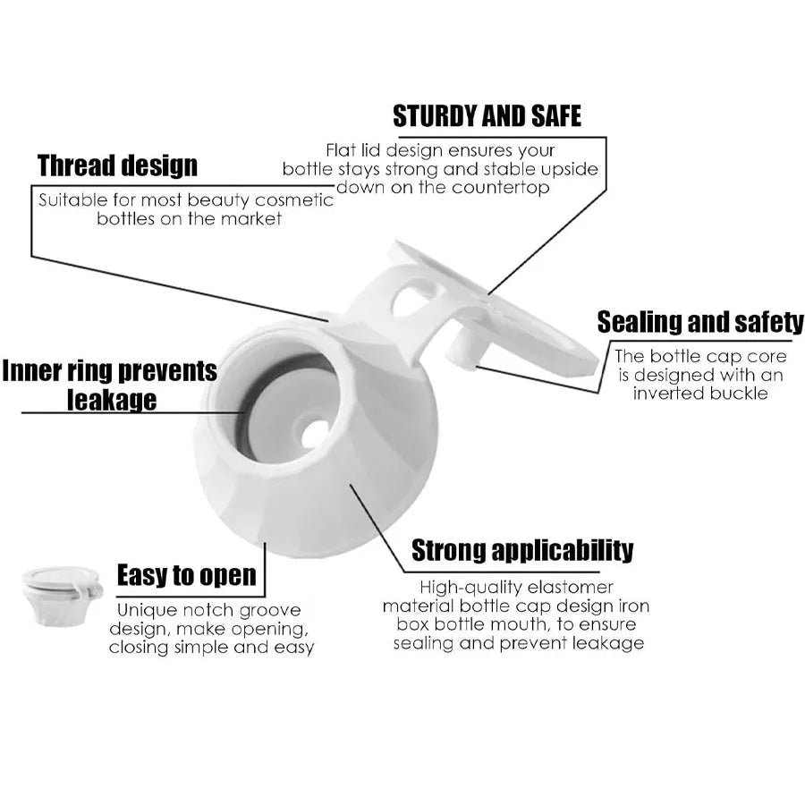 LoungeYard | Dropfinity Bottle Caps | Leak-proof & Resource-saving | Universally Usable — product view 2