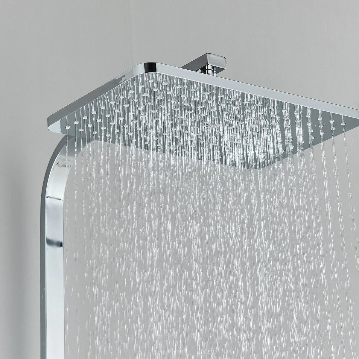 LoungeYard | RainFlow Luxe Rain Shower Set – adjustable brass shower fixture with 4 functions — product view 4