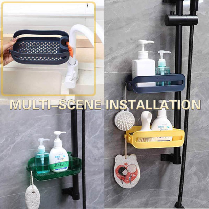 LoungeYard | 2in1 Sponge Holder Sink Organizer Rack — product view 4