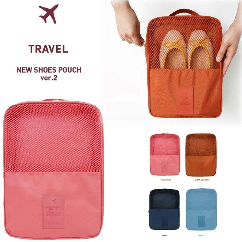 LoungeYard | Packoro Shoe Organizer | For 3–4 pairs | Water-repellent & Compact | Travel & Everyday — product view 3