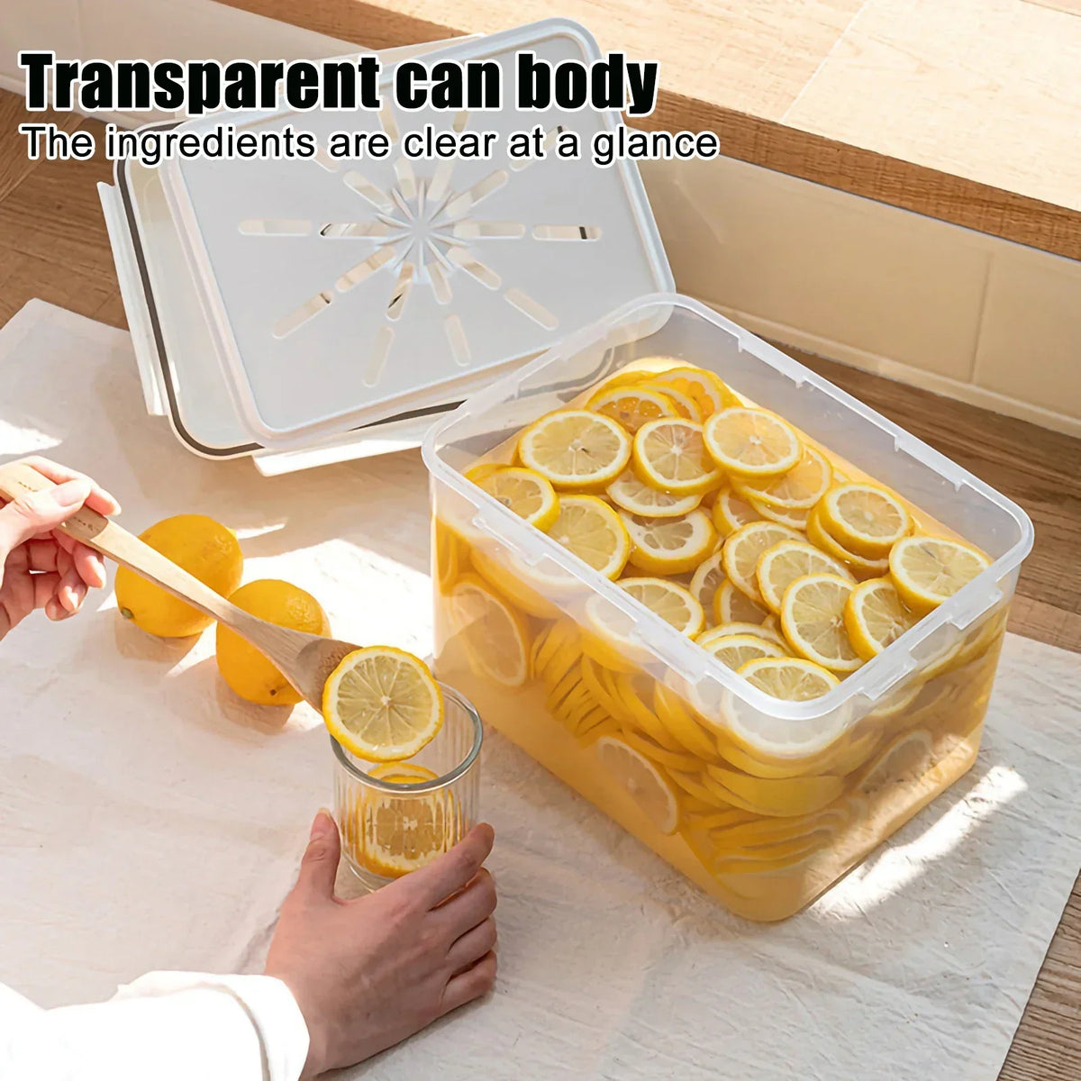 LoungeYard | Airtight Pickle Jar Fermentation Container — product view 4