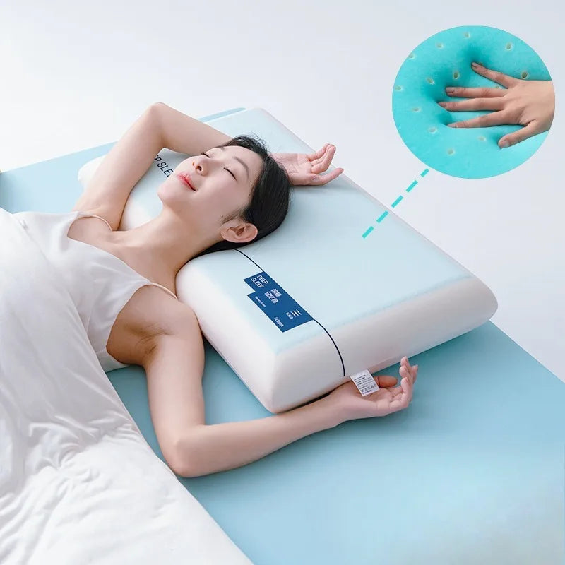 LoungeYard | Cooling Gel Memory Foam Neck Support Pillow — product view 3