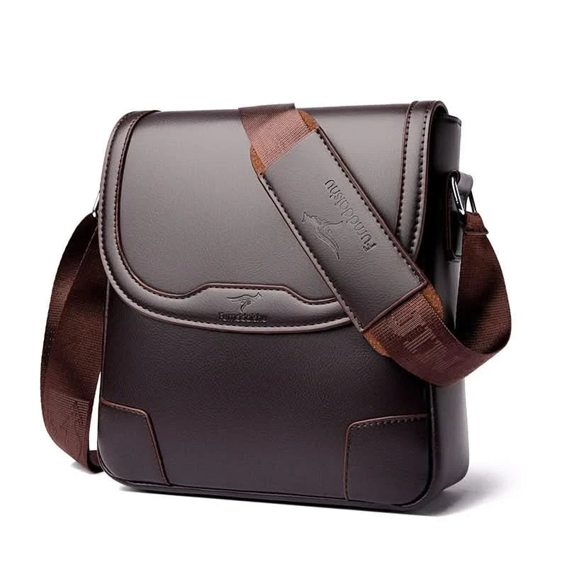 LoungeYard | Gustavo Men’s Messenger Bag Elegant Stylish Work Travel — product view 2