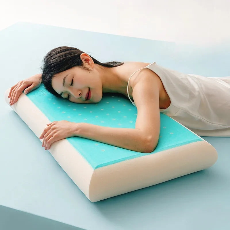 LoungeYard | Cooling Gel Memory Foam Neck Support Pillow — product view 4