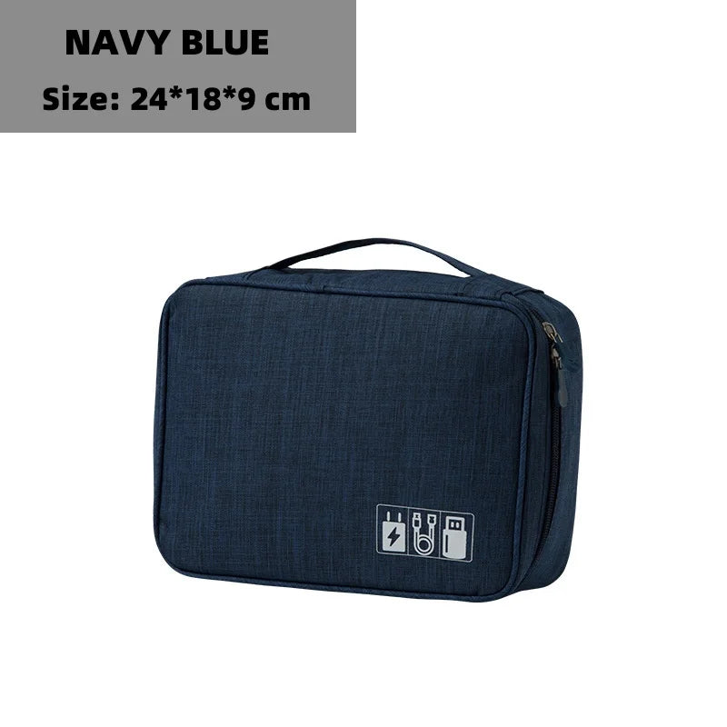 LoungeYard | Travio Toiletry Bag | Water Repellent & Compact | 6 Colors | 24×18×9 cm — product view 1