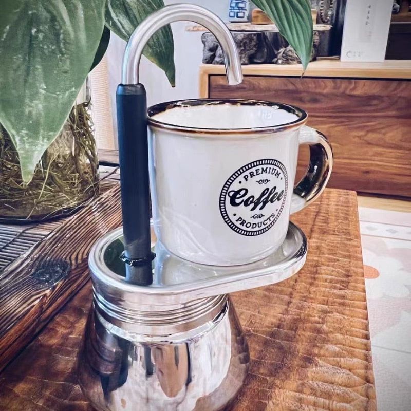 LoungeYard | Creative Italian Style Coffee Pot — product view 3