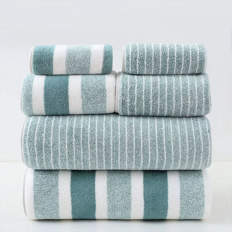 LoungeYard | LUXORA – 8-piece towel set made of microfiber, soft, highly absorbent & quick-drying — product view 6