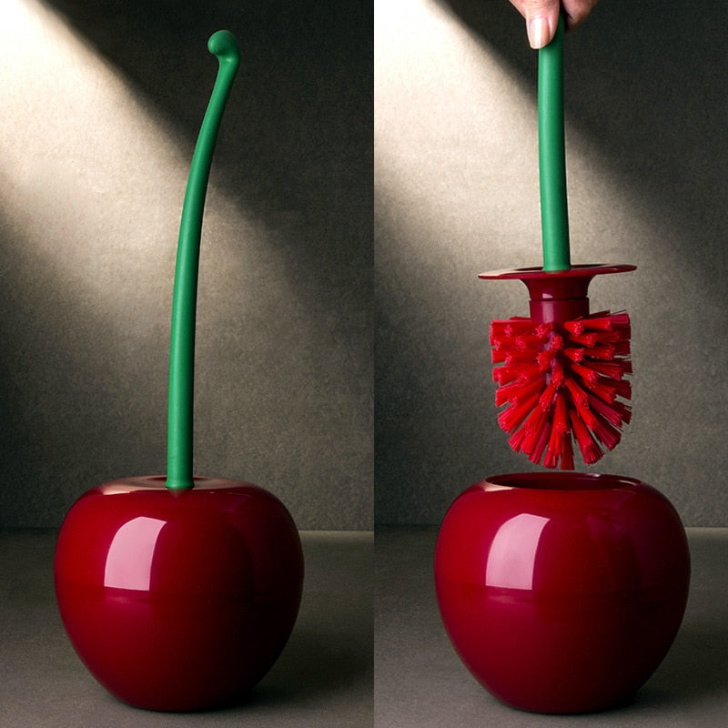 Cherry Brush – Creative Toilet Brush with Style LoungeYard — product view 1