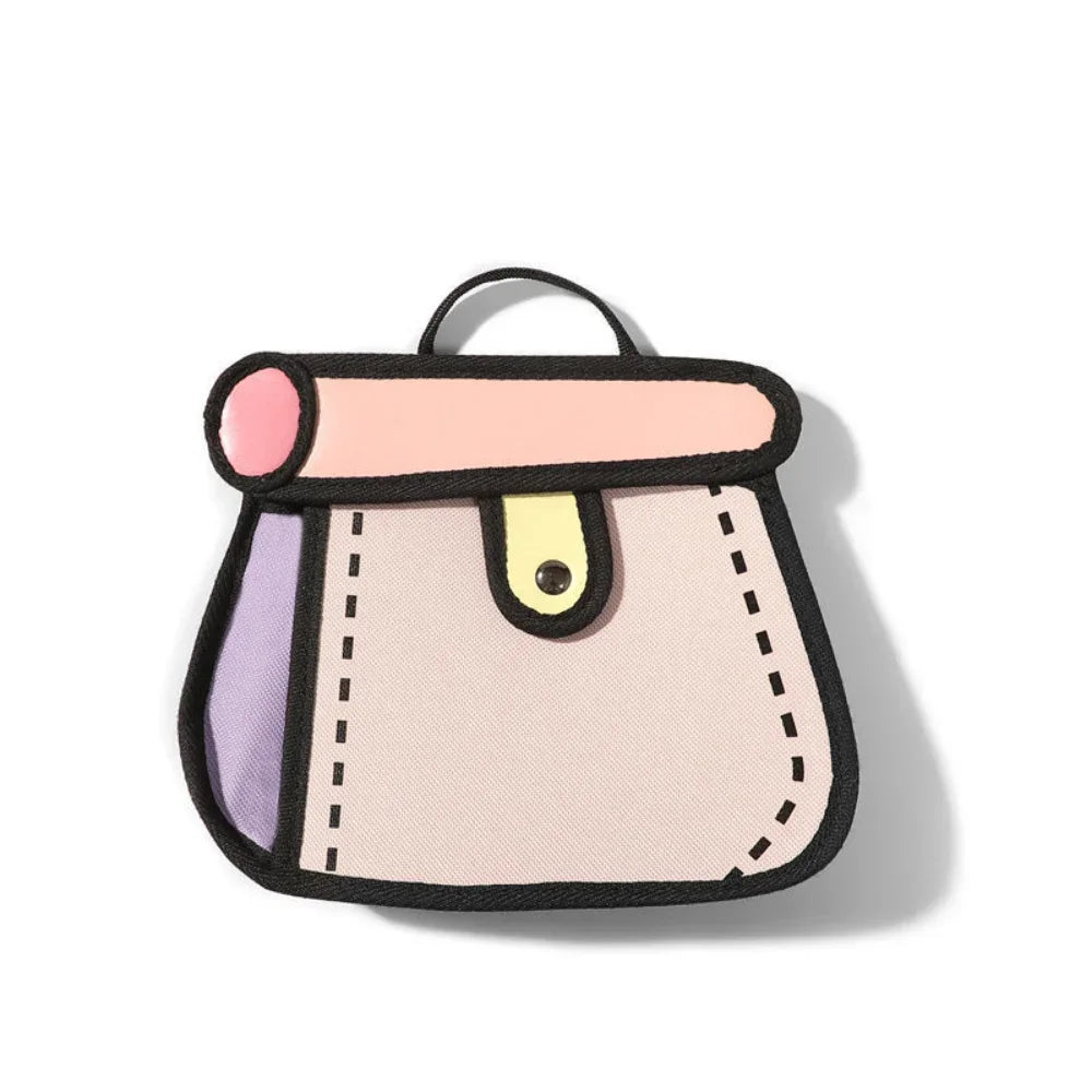 LoungeYard | 2D Canvas Texture Crossbody Bag — product view 5
