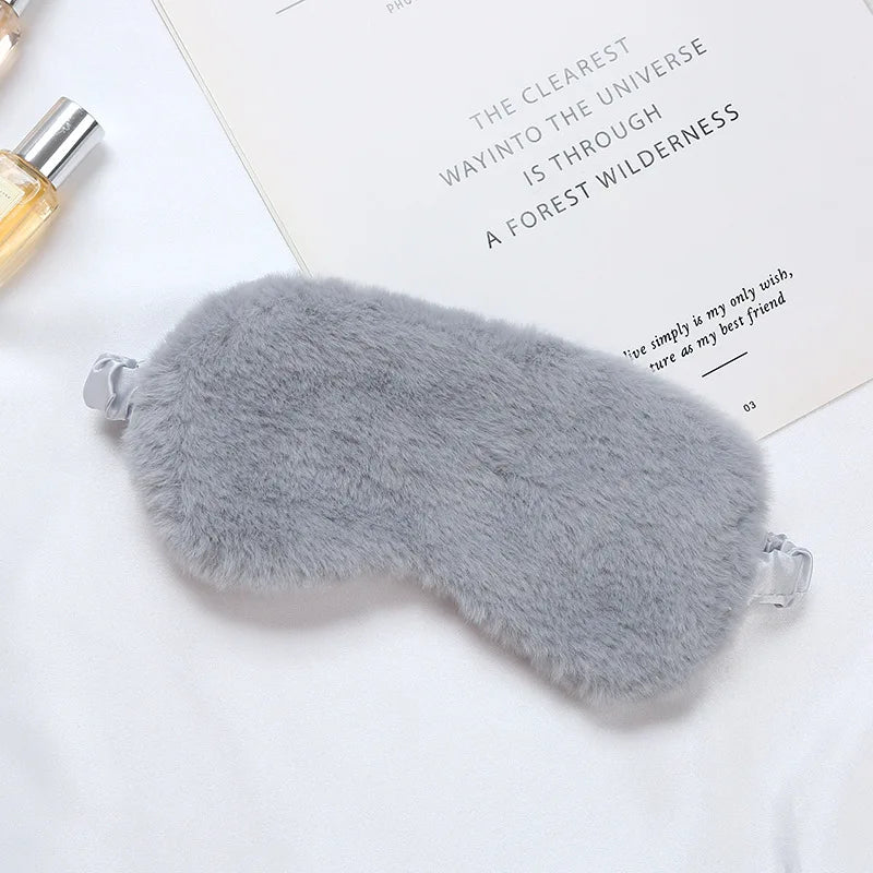 LoungeYard | Plush Sleep Mask with Adjustable Strap — product view 7