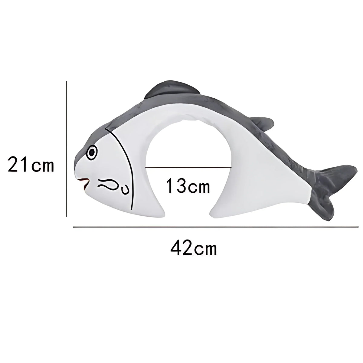 LoungeYard | 5Pcs Confused Fish Wash Headbands — product view 7