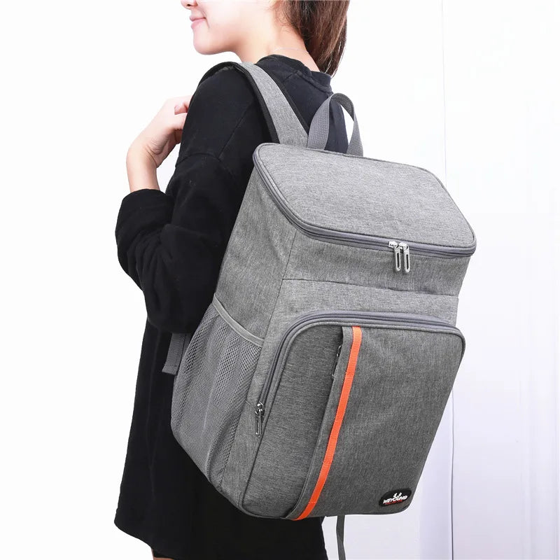 LoungeYard | Thermal Lunch Bag Waterproof Oxford Portable Cooler Backpack – ChillPack — product view 3