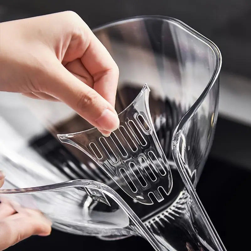 LoungeYard | Crystal Clear Multifunctional Kitchen Drain Basket — product view 3