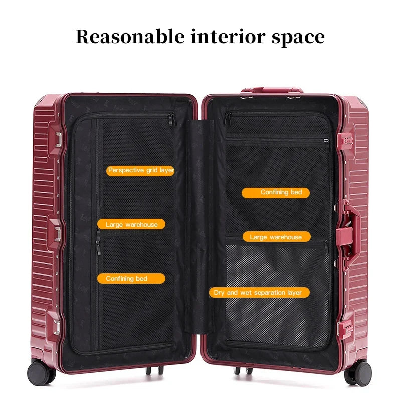 LoungeYard | Wide Handle Hardcase Suitcase – Lisbon — product view 4