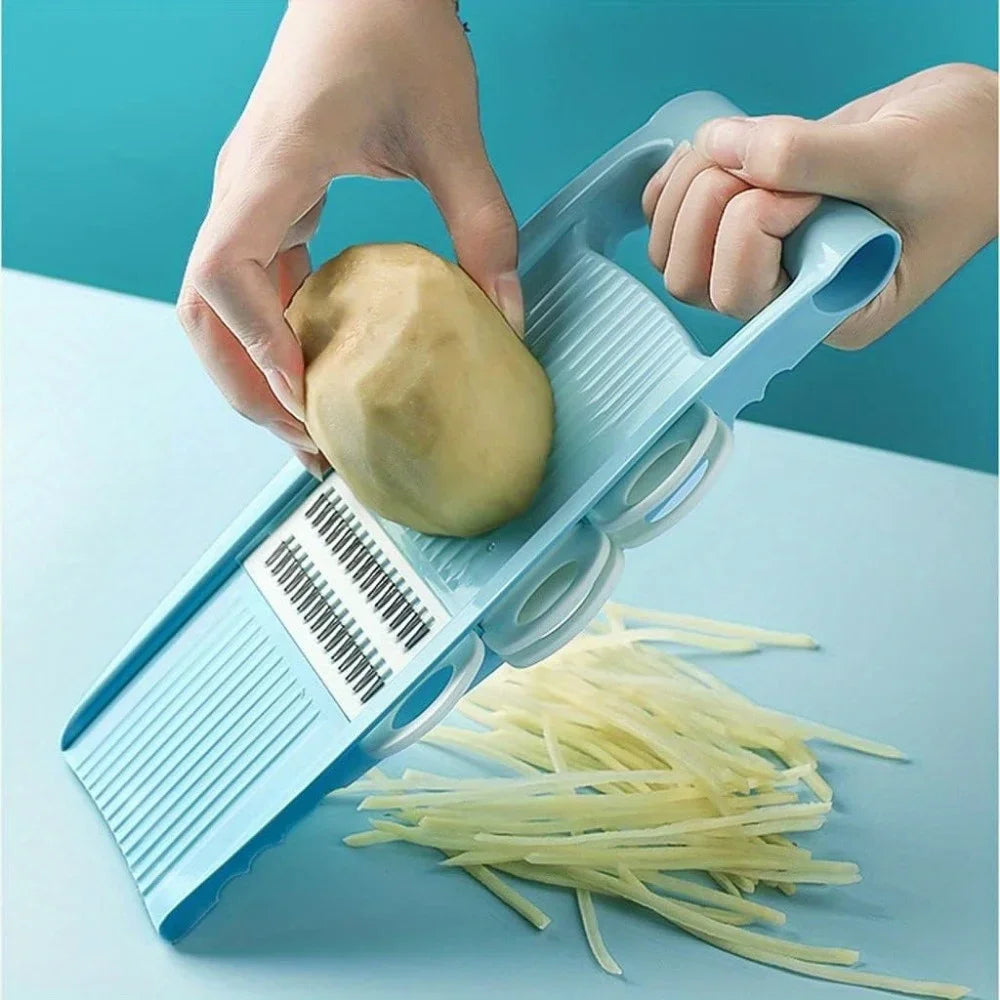 LoungeYard | Cutlino Multi-Slicer 5in1 | Manual & Versatile | Compact & Cordless | For Vegetables & Fruits — product view 4
