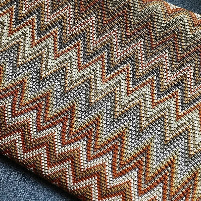 LoungeYard | CasaLoom | Boho Blanket with Fringes | Rust Red | Soft & Light — product view 4