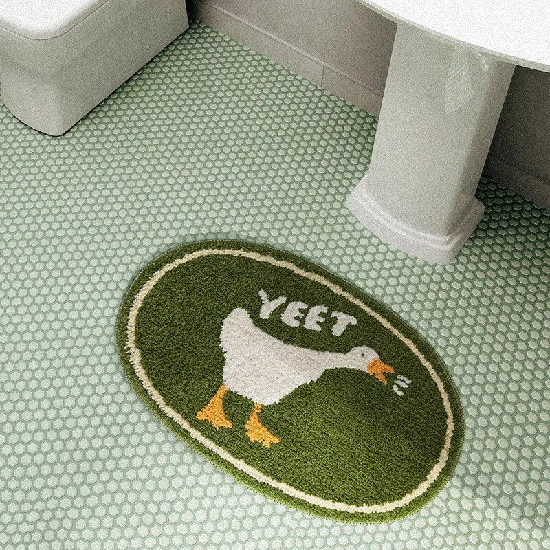 LoungeYard | Cute Animal Handmade Bath Mat — product view 2